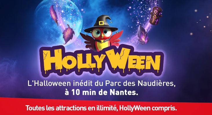 Entrée offerte aux grands-parents à l'HollyWeen du Parc des Naudières