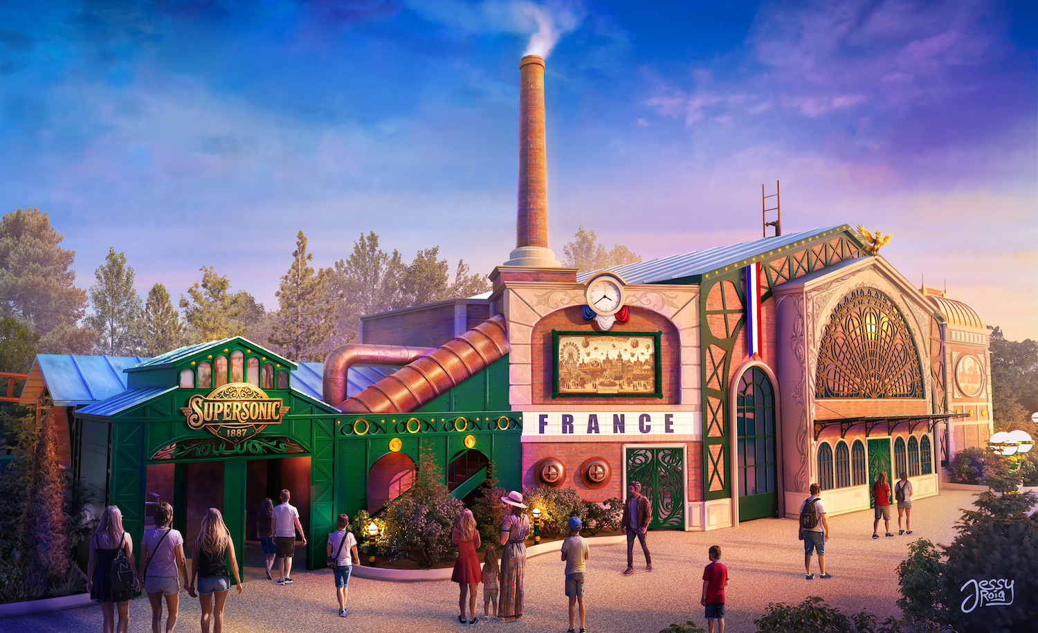 Nigloland - NIGLOLAND DÉVOILE « SUPERSONIC 1887 » :  LE PLUS-GRAND INVESTISSEMENT DE SON HISTOIRE POUR 2027